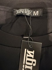 Foreign Designer T-Shirt, Size M BOX CUT Heavyweight MSRP $40