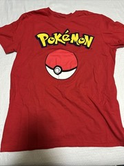 Pokémon Size Medium Red Cotton T-shirt