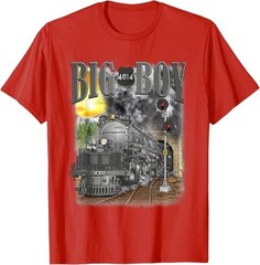 Big Boy 4014 Vintage Steam Locomotive Railroad Train Engine T-Shirt