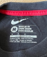 Nike Men’s Short Sleeve Graphics T-Shirt Black Size M