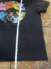Pokémon Graphic T Shirt Eevee Eeveelutions Black Colorful Shirt Size L Men’s