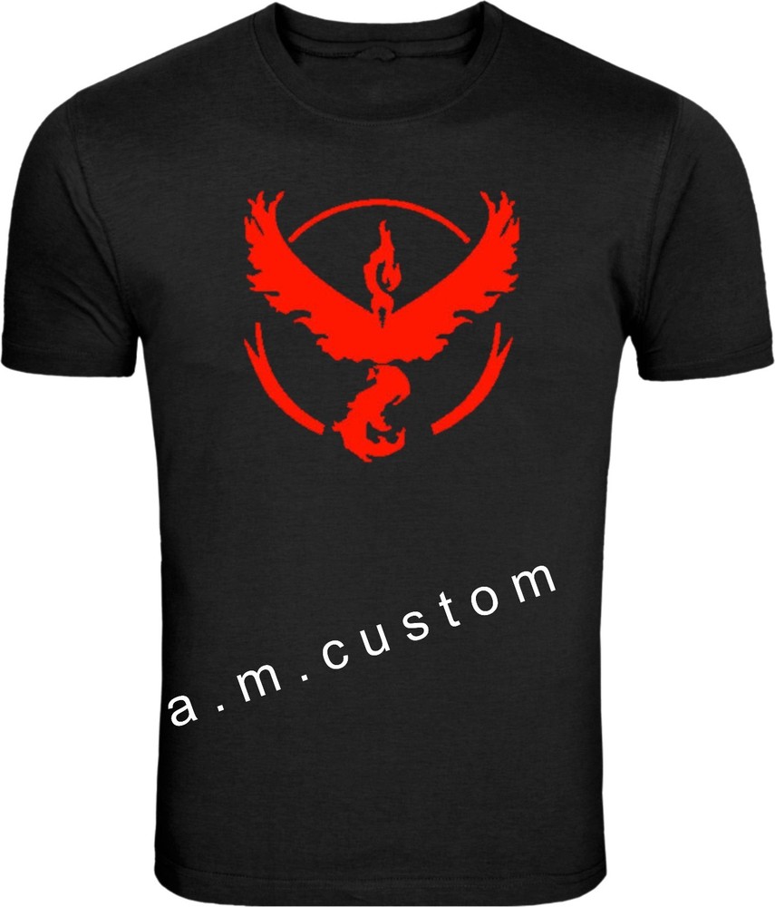 Pokemon Go Team Valor Team Mystic Team Instinct Shirts Unisex Lady Youth Xs-4XL