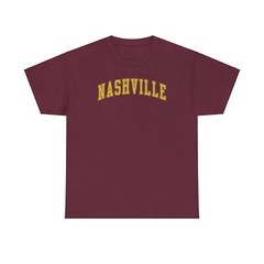 Nashville Shirt Gifts Tshirt Tee Crew Neck Short Sleeve