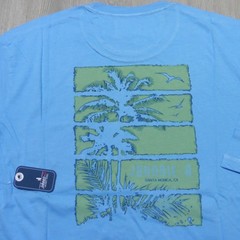 JOHNNIE O Mens S M L XL 2XL T SHIRT MALIBLU PALM PARADISE GOLF BLUE GOLF TEE