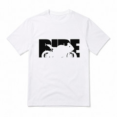Vintage Ride Motorcycle Graphic T-Shirt Men’s Biker Street Style Tee