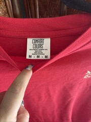 Men’s Red Makers Mark Graphic T Shirt- Size M 100% Cotton