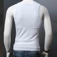 Men’s U-Neck Sleeveless Sports Tank Top for Gym Fitness Training and Activity