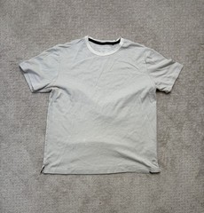 Banana Republic Striped Beige T Shirt Men’s Size M