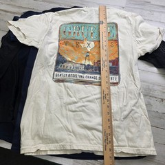 Lot of 8 Men’s MED Graphic T-Shirts Mixed Brand Random Lot of Tees