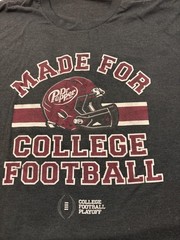 Dr Pepper College Football Playoff Shirt Mens XL Gray Graphic Tee District