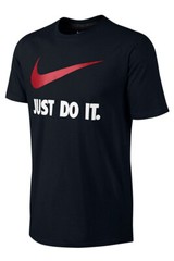 Nike Men’s Active Wear Just Do It Swoosh Graphic Athletic Workout Gym T-Shirt