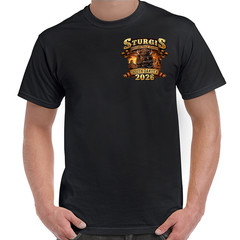 T-Shirt 2026 Sturgis Motorcycle Rally Wild and Free No Harley