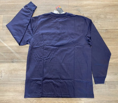 Carhartt Force FR Mens L Navy Blue Flame Resistant Long Sleeve Cat2 Pocket