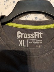 New Unisex Crossfit XL Pukie The Clown Tee – Charcoal Mineral Wash Male Female