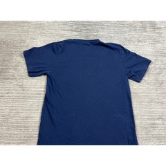Volkswagen T-Shirt Mens Small Navy Blue DriverGear Graphic Logo Racing Stripes
