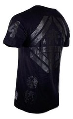 AMERICAN FIGHTER Men’s T-Shirt AVERETT Black Athletic Biker MMA S-4XL