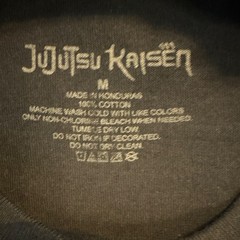 Jujutsu Kaisen Ryomen Sukuna Black Graphic Print T-Shirt Men’s Size M Anime