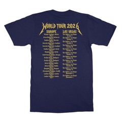 Metallica 2026 World Tour Europe Las Vegas Two-Sided Unisex T-Shirt