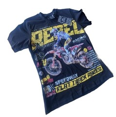 Rebel Vengeance Speedway Flat Track Racing Graphic T-Shirt