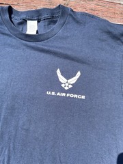US Air Force Logo Military Shirt Large