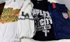 Lot of 5 Random Men’s Graphic Tees T-Shirts LIQUIDATION Size M