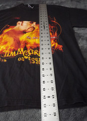 Vintage Tim McGraw T Shirt Sz Medum 2001 Tour Set This Circus Down Country Y2K