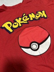 Pokémon Size Medium Red Cotton T-shirt