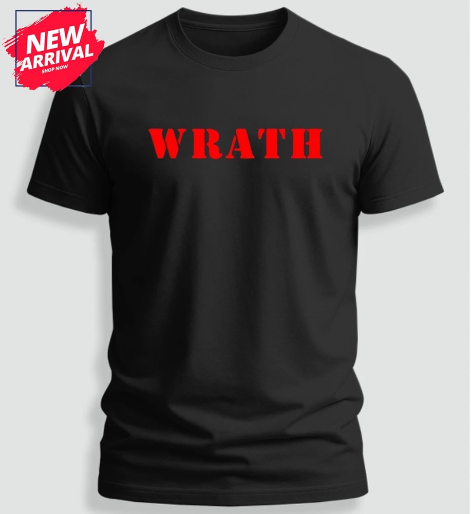 Wrath Natural Selection Red Logo T-Shirt Gifts – USA Size S-5XL
