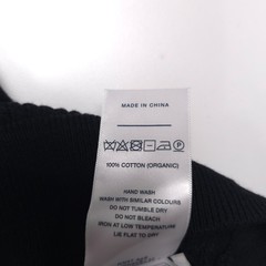 NN07 Huxley Tank Top Mens XL Black Cotton Open Knit Ribbed Collar Cotton