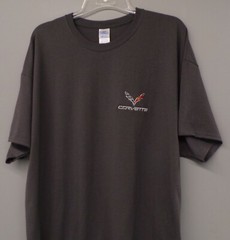 Chevrolet Corvette C7 Sports Car Embroidered T-Shirt S-6XL, LT-4XLT Chevy New
