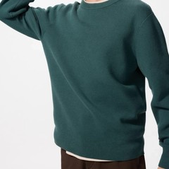 UNISEX Wear UNIQLO Machine-Washable Milano Ribbed Sweater Stretchy Knit