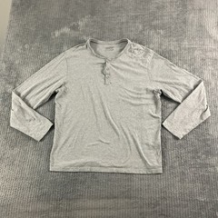 Patagonia Shirt Mens Large Long Sleeved Daily Henley Gray Casual