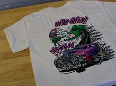 Men’s Ed Big Daddy Roth Rat Fink Wild Child Hot Rod White Cotton T-Shirt S-3XL