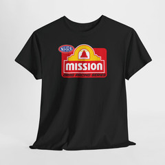 MISSION Drag Racing Series Logo Crew Neck T-Shirt American Men’s T-Shirt