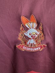 Pokemon Center Official Scorbunny Jersey Size Medium