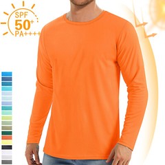 UPF50+ Men’s Long Sleeve T-Shirt Skin Protection Quick Dry Performance Fishing T
