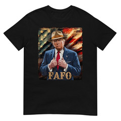 Funny Fafo Trump Fafo American USA T-Shirt