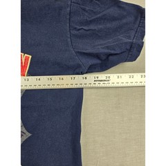 Majestic Boston Red Sox Navy Blue World Series Ticket Graphic T-Shirt Mens M