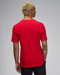 Nike Jordan Sports Men’s Dri-FIT T-shirt FZ1931-687 Gym Red/Black US Size XS-3XL