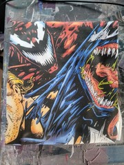 SPIDERMAN VENOM CARNAGE UNLED ON SHAKA HEAVYWEIGHT GARMET DYED T SHIRT “MODERN”