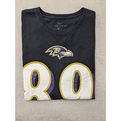 Nike Baltimore Ravens Mark Andrews 89 NFL Football T Shirt Men’s Large Black