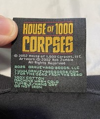 Graveyard Goods House of 1000 Corpses Limited Edition Variant T-shirt 2XL