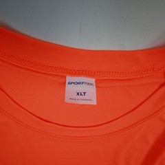 Sport-Tek Short Sleeve Shirt Men’s Orange New without Tags XLT