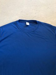 Sport-Tek Shirt Adult Medium Short Sleeve Activewear Blue Casual Tee