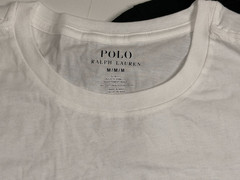 Polo Ralph Lauren Slim Fit T Shirt – Medium – Crew Neck – 3 Shirts – White/Black