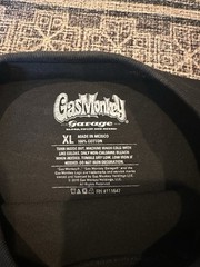 Gas Monkey Garage Mens XL Black Graphic Print Cotton Crew Neck Short Sleeve Tee