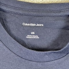 Calvin Klein Jeans Short Sleeve T-Shirt Classic Crewneck Style Size Large Blue