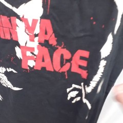 NWT Vintage Y2K Tapout Shirt Mens XL AOP MMA Blood Demon Cottton in ya face