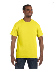 Gildan Mens G500 Premium Short Sleeve Heavy Cotton Plain Casual T-Shirt Pack 6