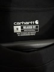 Carhartt Men’s Relaxed Fit Heavyweight Pocket Shamrock Graphic Tee Black M